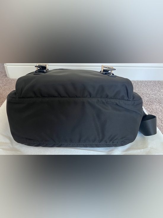 Prada Black Nylon Messenger with Leather Trim - Picture 3 of 4